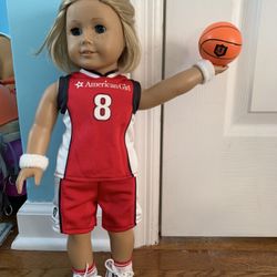 American Girl Doll Basketball Set