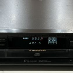 SONY 5 CD EXCHANGER CDP-CE235 BLACK