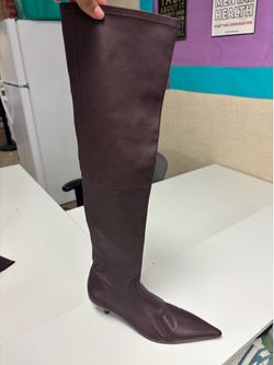 Simkhai Joni Leather over the knee boots