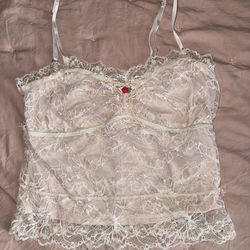 Free people lacy tank size extra small