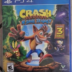 PLAYSTATION 4: CRASH BANDICOOT N-SANE TRILOGY 