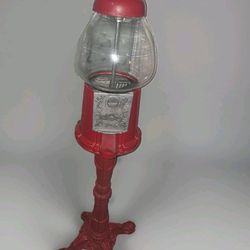 Antique gumball machine.