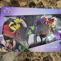 Disney 100 Villains  5 Piece Ear Kit