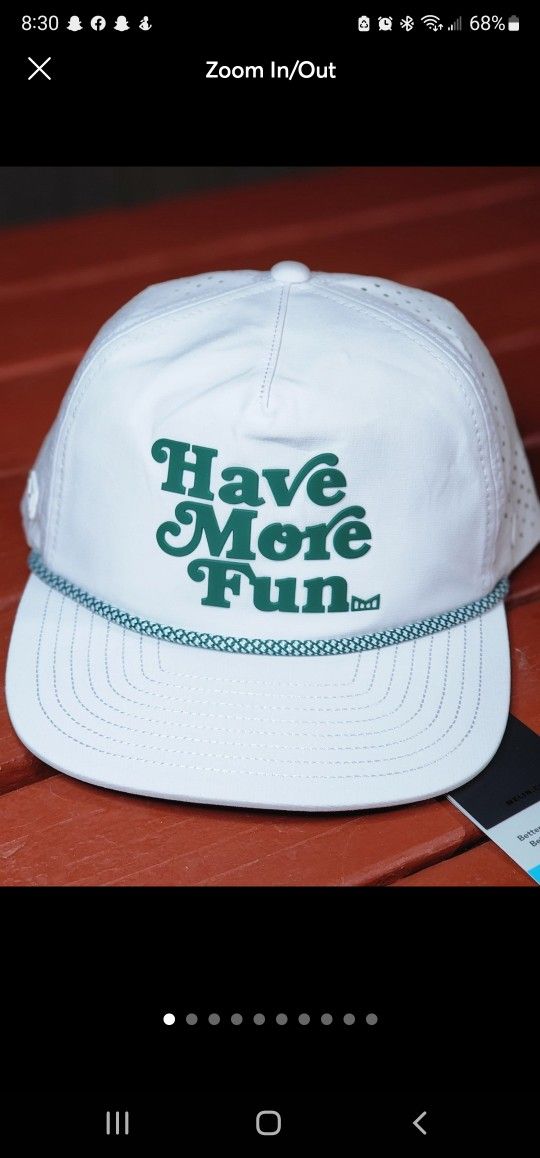 White Melin Coronado Hat
HAVE MORE FUN EDITION