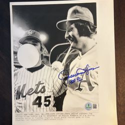 Rare, Vintage R. Fingers AP Wire Photo signed.Negotiable 
