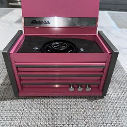 Pink Snap On Speaker Toolbox