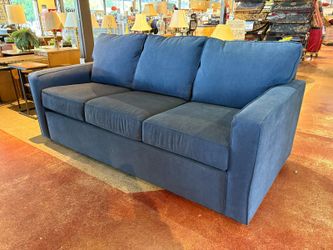 ENGLAND FURNITURE Norris Navy Blue Transitional 3-Seater Sofa