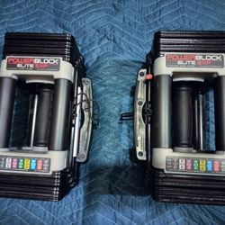 50lbs Powerblock  Adjustable Dumbbell Pair