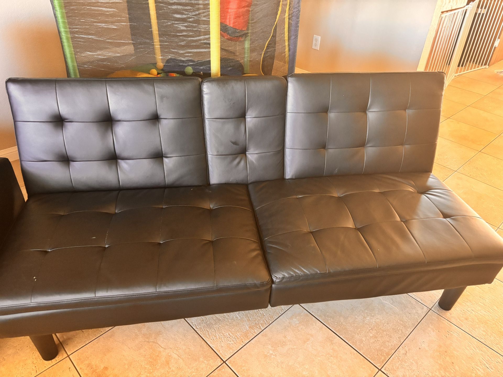 Leather Sofa Bed