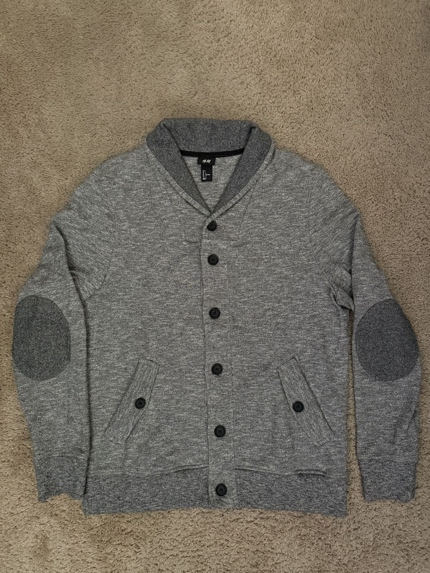 H&M Sweater / Cardigan / Throw over / Button front / Gray / Men’s size L