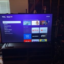 55” TCL 4K Roku TV - Half Dim Screen