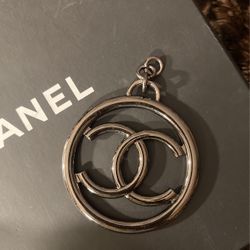 Chanel Gunmetal Charm HUGE