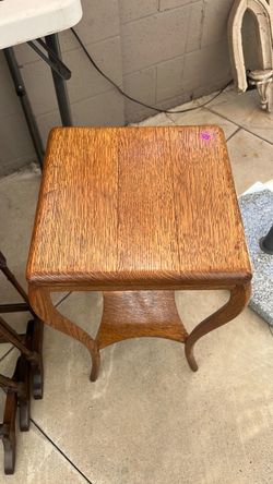 Oak side table