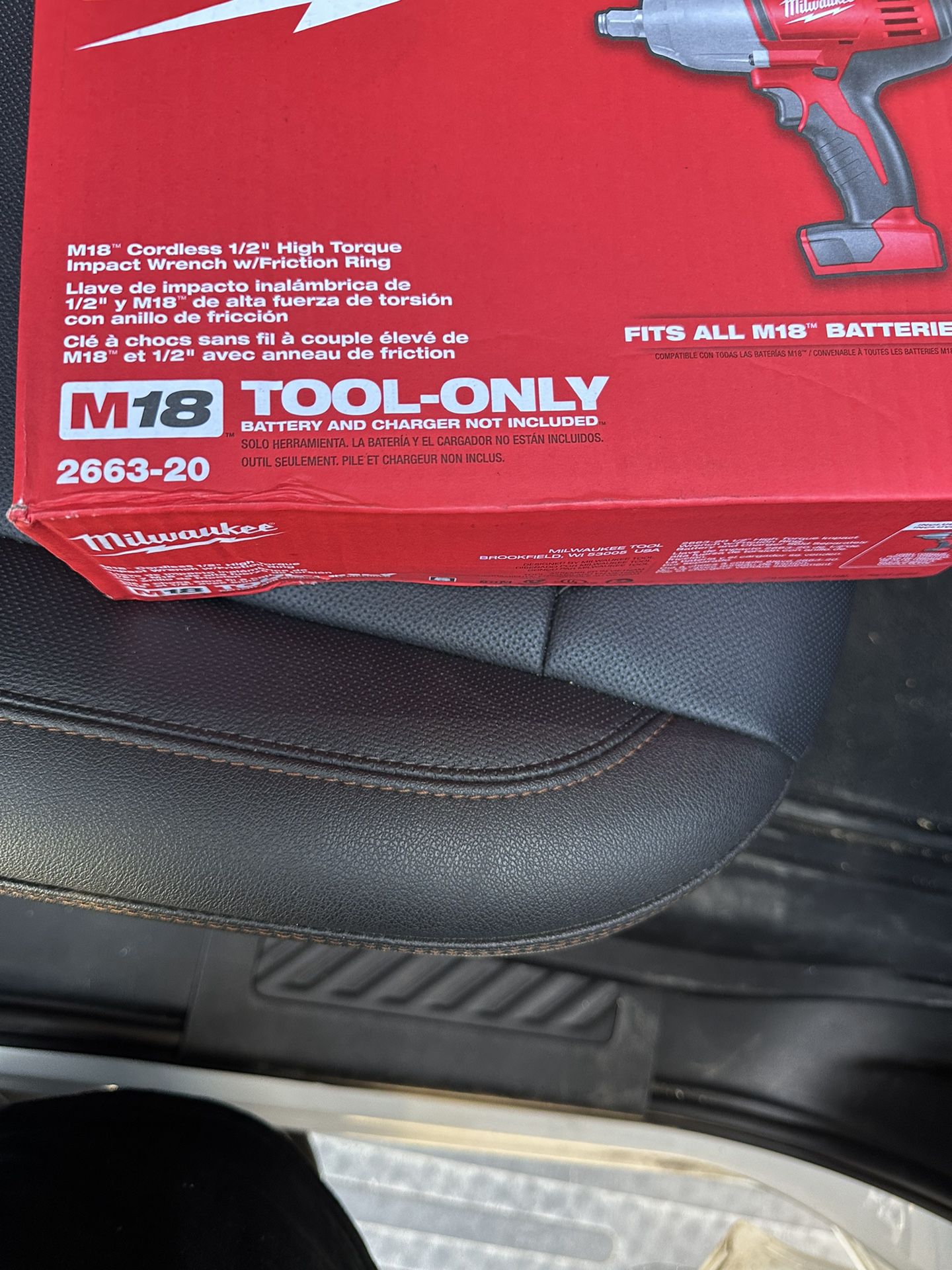 M18 18V Lithium-Ion Cordless 1/2 in. Impact Wrench W/ Friction Ring 