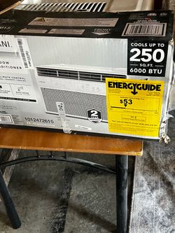 6,000 BTU 115-Volt Window Air Conditioner for 250 sq. ft. Rooms with Remote in White