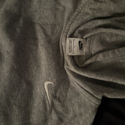 Gray Nike hoodie