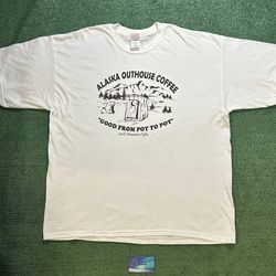 Alaska outhouse coffee tee