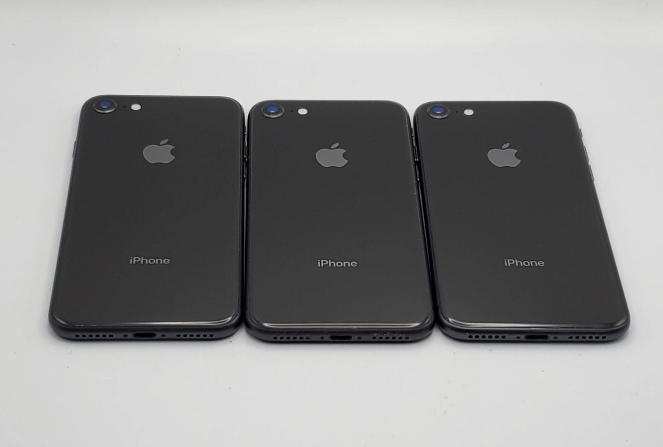 (3) iPhone 8 64GB Unlocked $100 EACH!