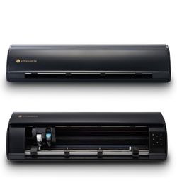 Silhouette Cameo 5 Alpha Plus - 15-inch vinyl and craft cutting machine with automatic blade, quick sketch mode and 4-point registration, includes stu