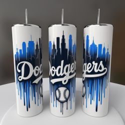 Los Angeles Dodgers Baseball Tumbler