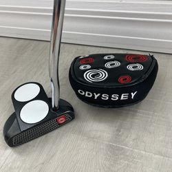 Odyssey O-Works 2-Ball Mallet Putter | Right-Handed 34” w/ Headcover