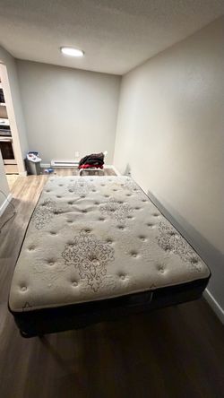 Queen bed/metal frame