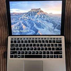 Touchscreen HP Elite x2 Laptop 2 in 1 Intel Core i5 16 GB RAM 256 GB Samsung NVMe SSD WQXGA+ 2736x1824 LCD Webcam X2 USB C Thunderbolt Win 11 Pro 