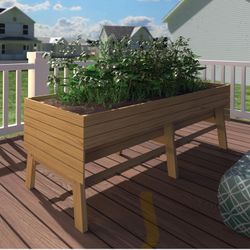 NEW IN BOX Cedar Raised Garden Bed