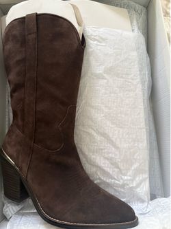 New Sally Boot brown suede