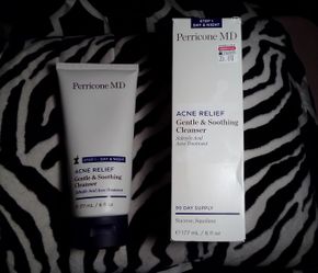 PERRICONE MD ACNE RELIEF GENTLE & SOOTHING CLEANER (6OZ) 90 DAY SUPPLY-BRAND NEW