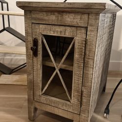 *moving sale* Saturday Only, Side Table, Night Stand, Lamp, Shelves 