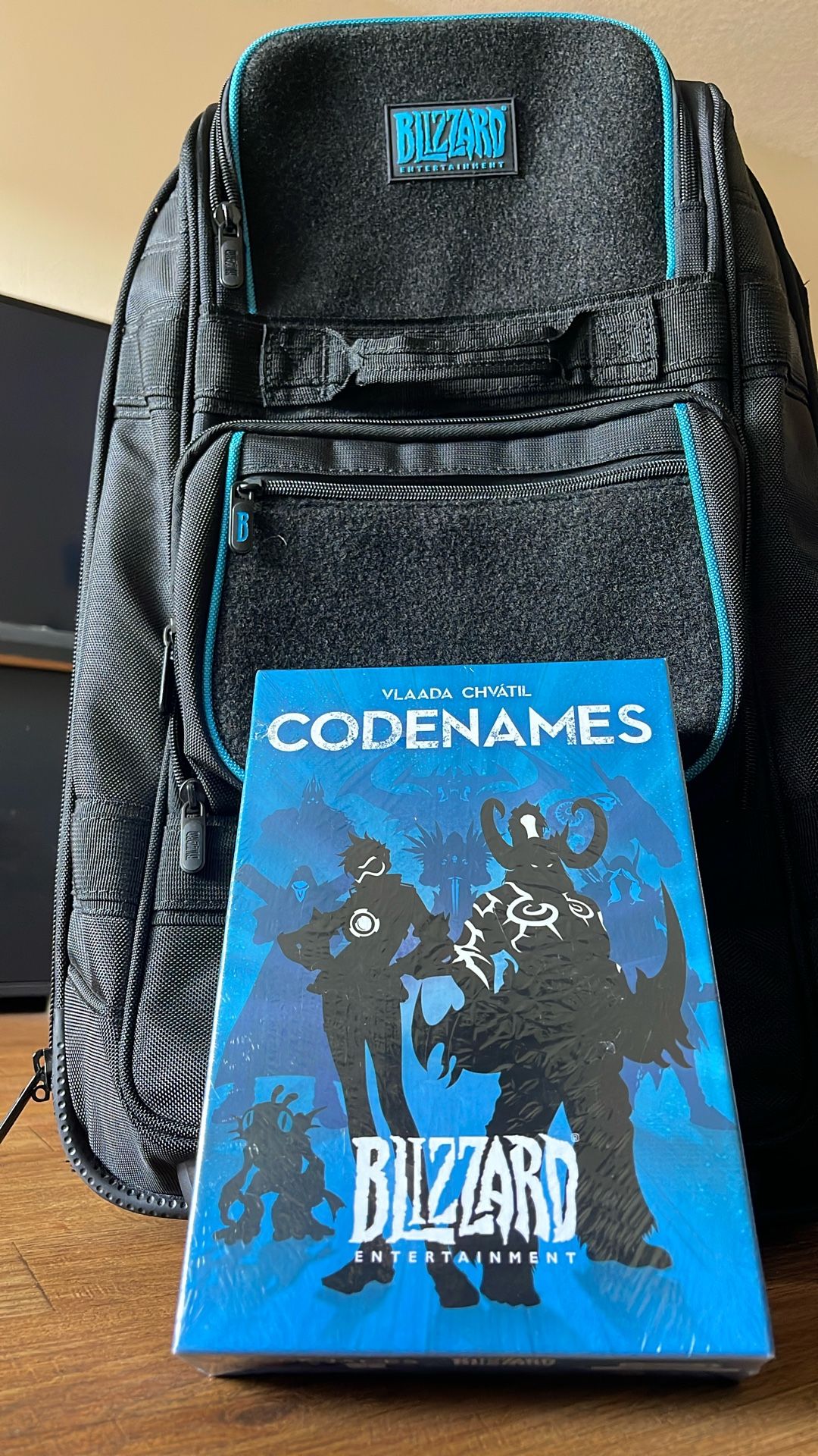 Blizzard Entertainment Vlaada Chavatil Codenames Board Game And Employee Travel Bag