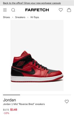 Nike Air Jordan 1 Mid Bred Used jordan reverse bred. Size 11