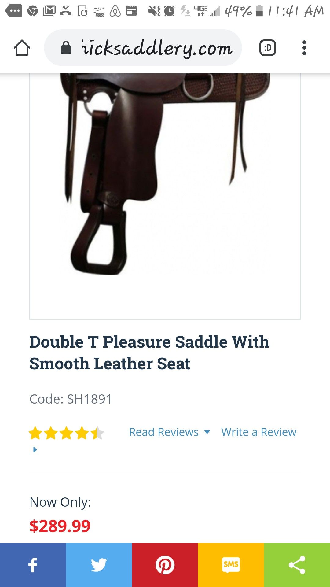 Western Saddle NEW tags still on!