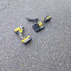 Dewalt 20v Xr  Impact Drill + 5.0 Ah & 3.0 Ah batteries 