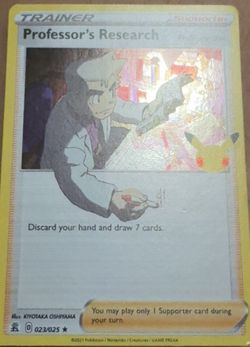 2021 PROFESSOR'S RESEARCH #023 POKEMON CELEBRATIONS
