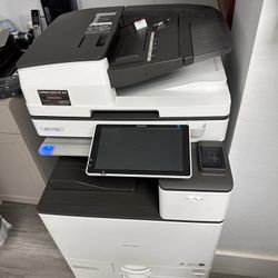 Ricoh MP C4504EX Color Copier Printer Scanner Finisher Super Low Meter only 120K 