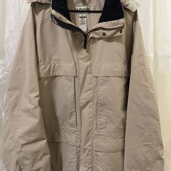 LL Bean Men’s Ski/snow/rain Jacket - Beige
