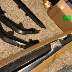 carbon fiber style 3 pc lip and  cf mugen style side skirt 