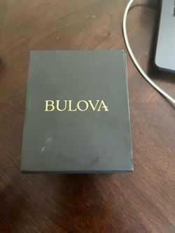 NEW Bulova Men’s Diamond Accent Gold Tone watch