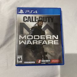 call of duty Moder Warfare ps4
