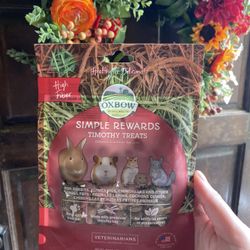 Oxbow Simple Rewards Timothy Treats for Small Pets