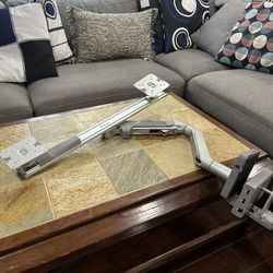 HumanScale Monitor Arm With Docking Station Built In And 2 23 Inch Monitors Included