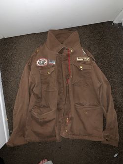 Army military fashion jacket Forever 21 brown