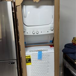 GE Washer And Dryer Stacked Electric