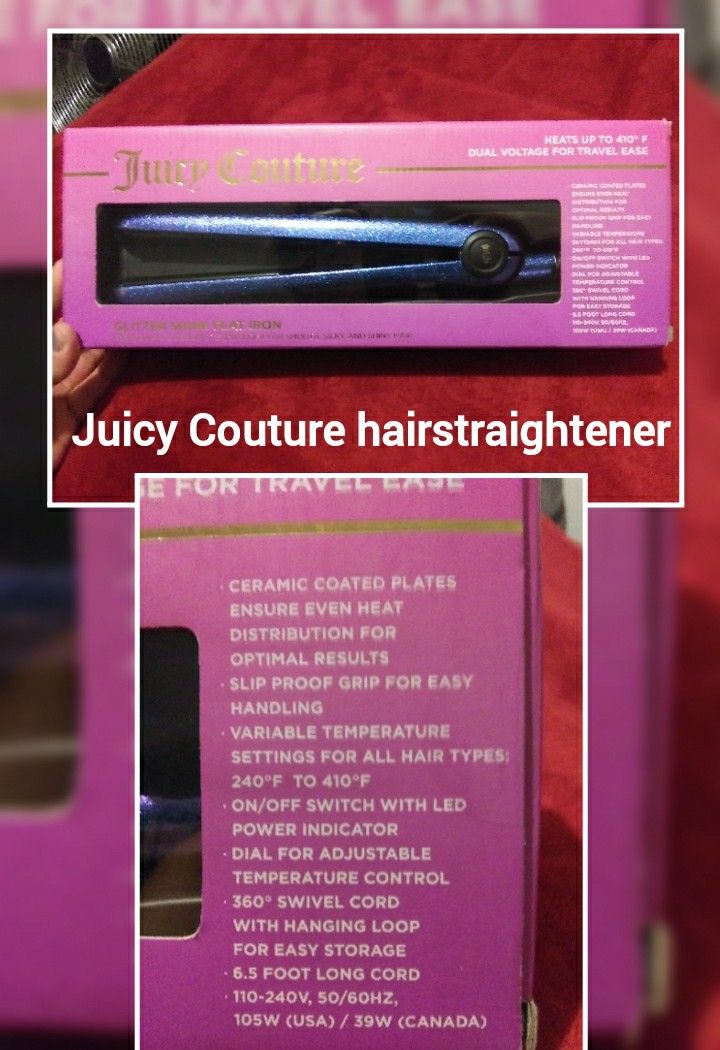 Juicy couture hair straightener