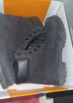 Black Timberland boots