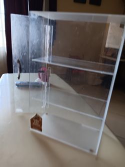 Glass Plastic Show Case For Food