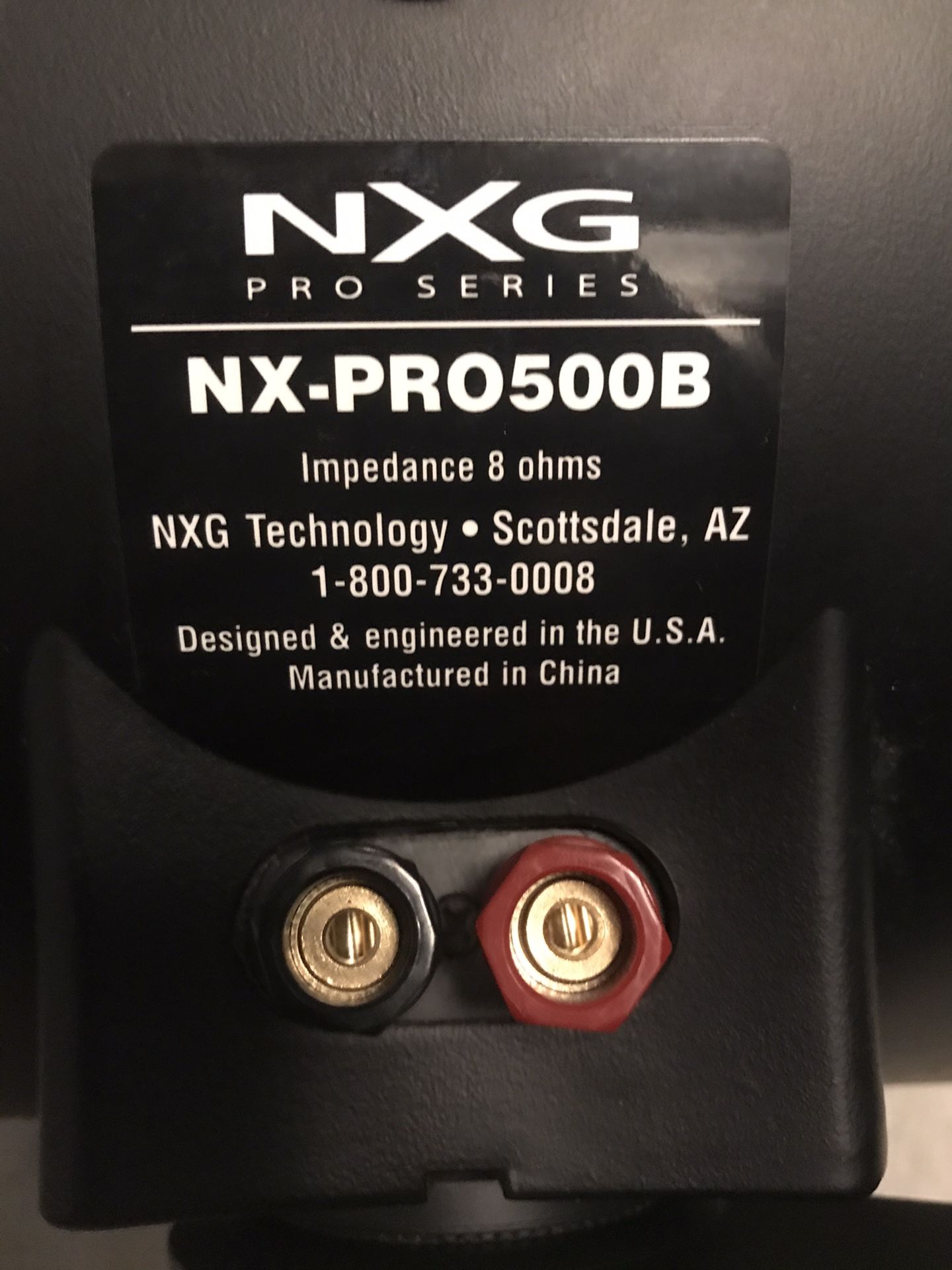 NXG weatherproof indoor outdoor speaker model nx-pro500b
