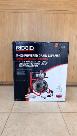 RIDGID K-400 POWERED DRAIN CLEANER